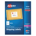 Avery Dennison 3-1/3" x 4" White Shipping Labels, Pk250 7278295940